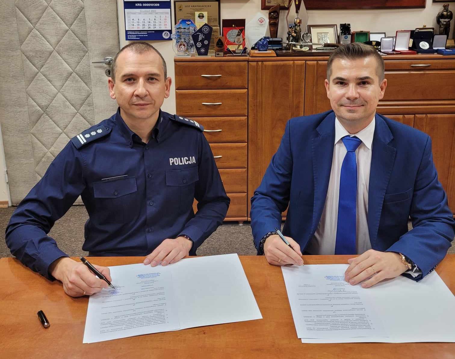 Porozumienie pomiędzy Komendą Miejską Policji w Elblągu a Polskim Towarzystwem Ekspertów i Biegłych Sądowych